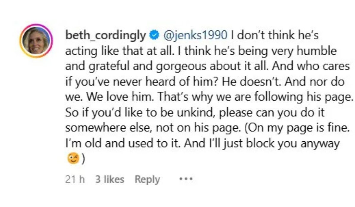 Emmerdale: Beth replied to the user