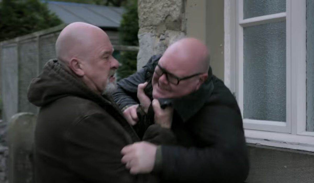 Emmerdale: Bear is angry!
